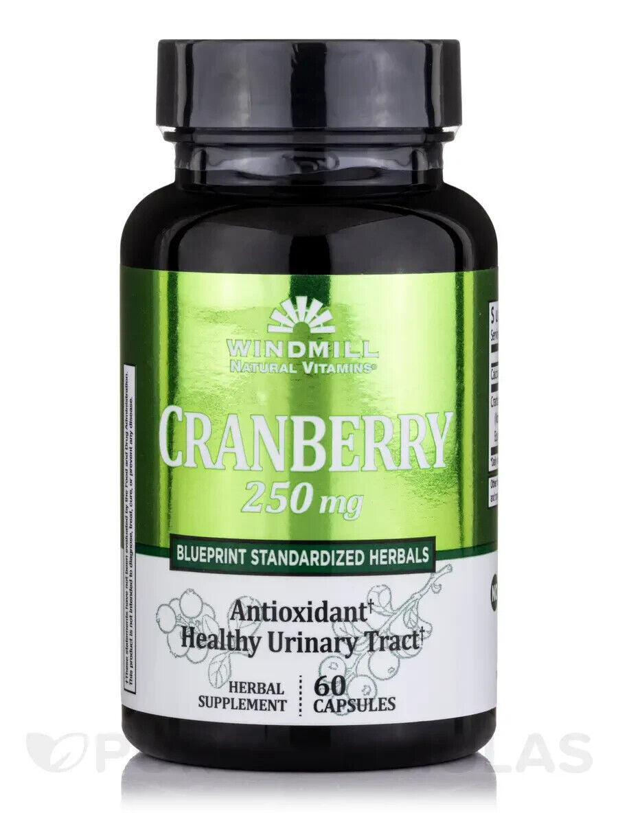 Cranberry Extract 250 Mg Capsules By Windmill, 60 Ea